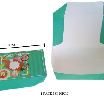 lunch box L @20PC tosca