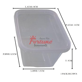 BOX MIKA KLIR 250ML     (ISI 25PCS)