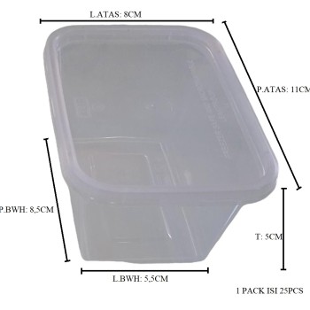 BOX MIKA KLIR 250ML     (ISI 25PCS)