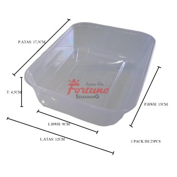 BOX MIKA KLIR/DM 650ML (ISI 25PCS)