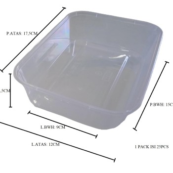 BOX MIKA KLIR/DM 650ML (ISI 25PCS)