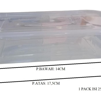 BOX MIKA KLIR 1000ML (ISI 25PCS)