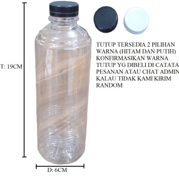 BOTOL ALMOND 500ML