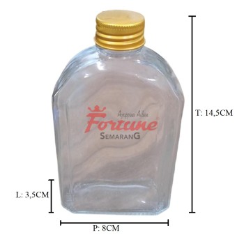 BOTOL GEPENG 250ML