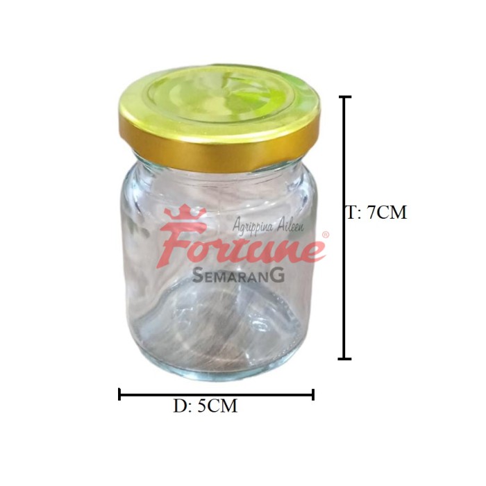 GLASS JAR CS 165/70ML