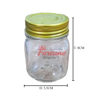 GLASS JAR 200ML