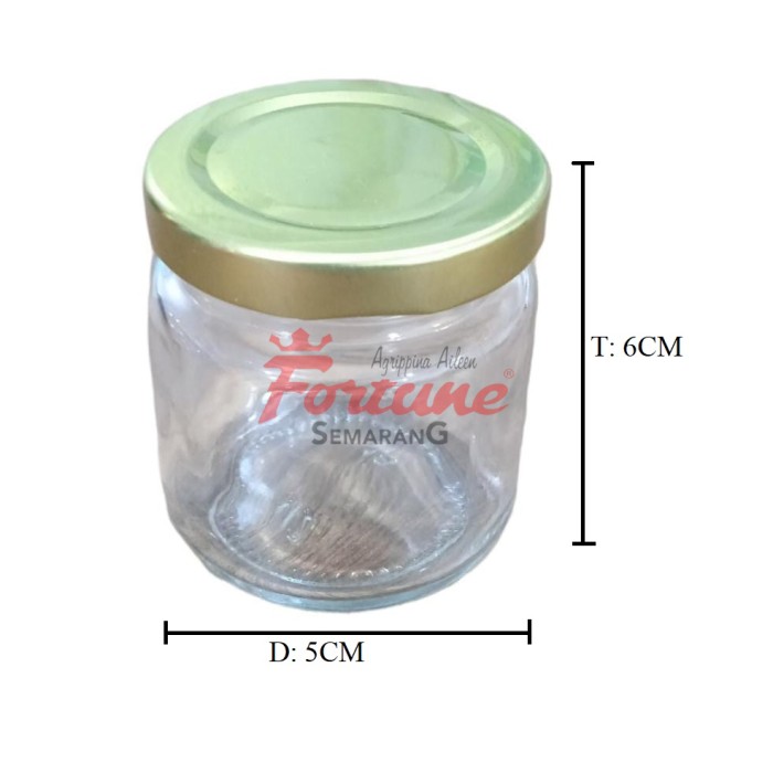 GLASS JAR CS 124/100ML
