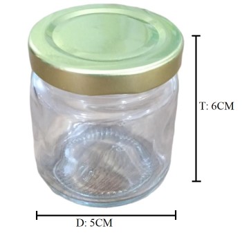 GLASS JAR CS 124/100ML