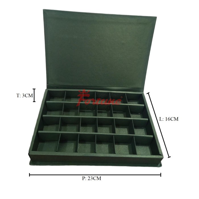 BOX PRALINE HARDCOV SEKAT 24 HIJAU