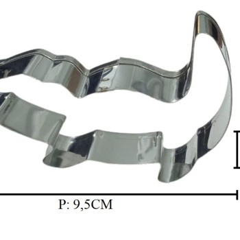 CUT STAINL CROCODILE