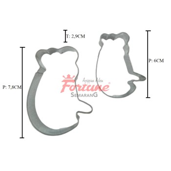 CUT STAINL KOALA SET 2
