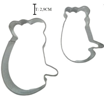 CUT STAINL KOALA SET 2