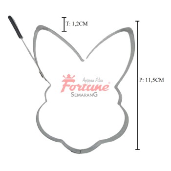 CUT PANCAKE BUNNY RABBIT STAINL