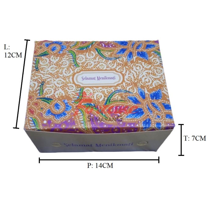 dus ufe 310 12x14 batik kuning