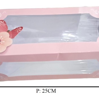 RC251210-PK ROLL CAKE BOX     