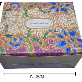 dus ufe 310 18x18 batik kuning