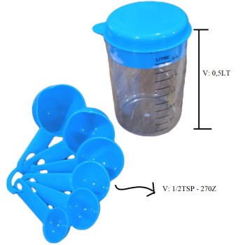 GELAS+SENDOK TAKAR SET