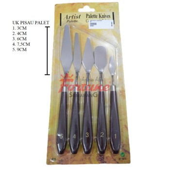 PISAU PALET LUKIS 5PCS