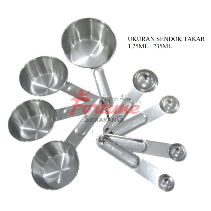 SENDOK TAKAR UKUR SS S-8