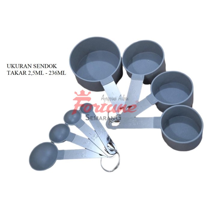 SENDOK TAKAR UKUR PLAST S8