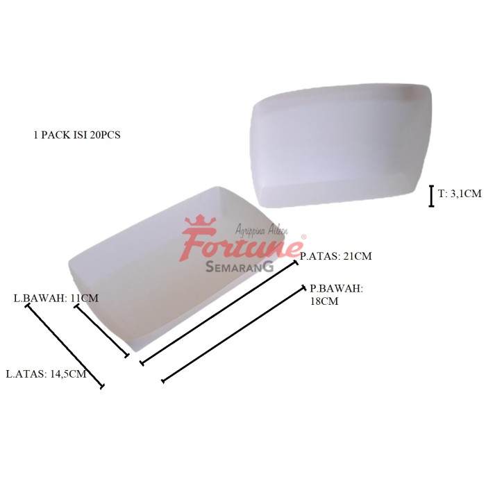 food tray-L @20pcs