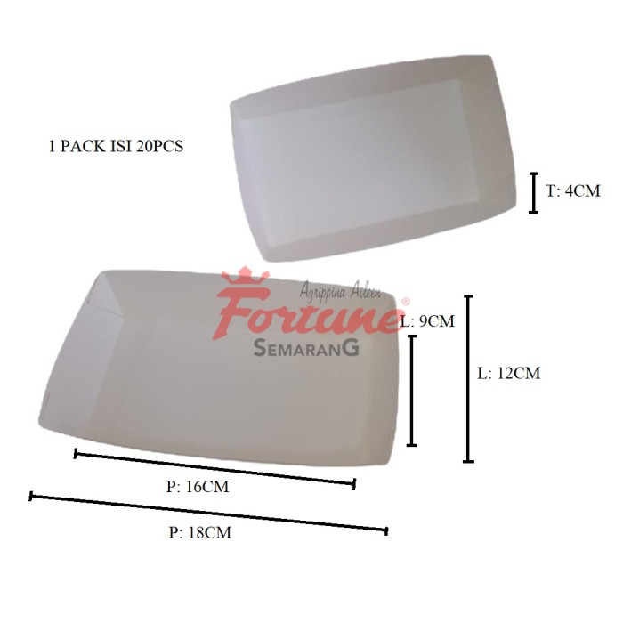 food tray-M @20pcs