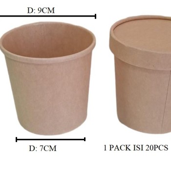 BRWN PPR CUP + LID SUP 12OZ (ISI 20PC)