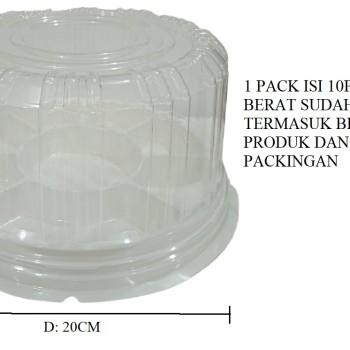 MIKA TUMPENG 20CM PUTIH