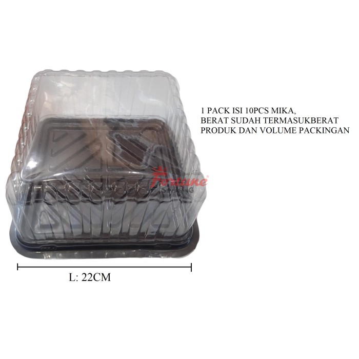 MIKA CAKE TRAY KOTAK 22