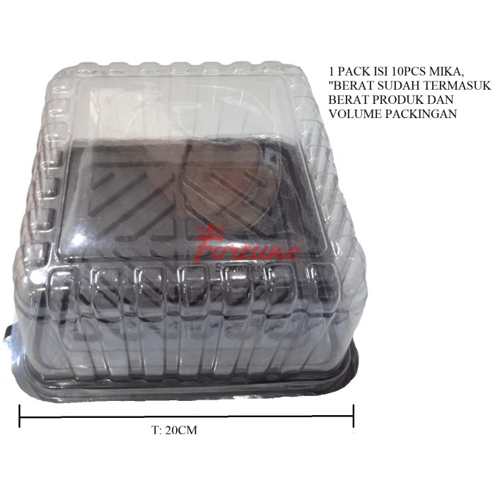MIKA CAKE TRAY KOTAK 20