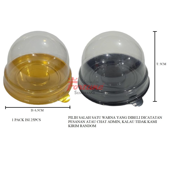 MIKA BULAT PIA  6.5CM G/B (25)