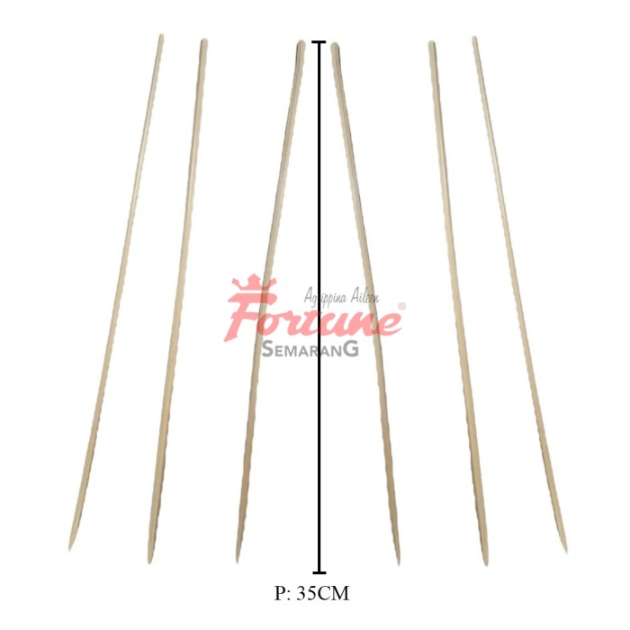 TUSUK SATE LOKAL 35CM            (ISI 50PC)