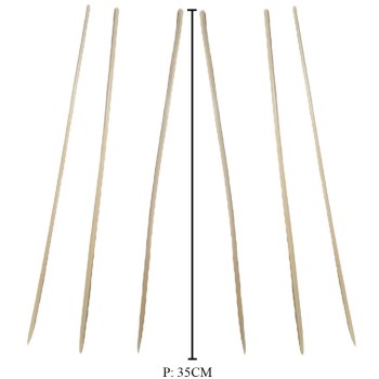 TUSUK SATE LOKAL 35CM            (ISI 50PC)