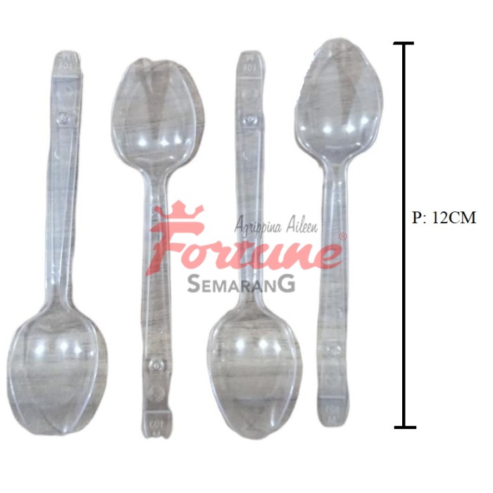 TEA SPOON TRANSP SUAPI        (ISI 100 PCS)