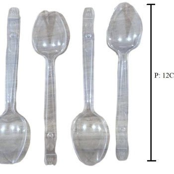 TEA SPOON TRANSP SUAPI        (ISI 100 PCS)