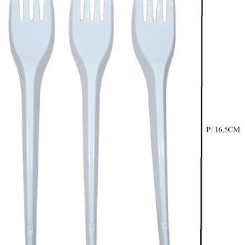FORK PP WHITE SUAPI                 (ISI 100PCS)