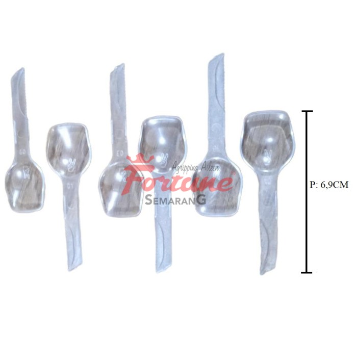SENDOK JELLY GERGAJI VIC BENING/PACK (ISI 100PCS)                (ISI 100PCS)