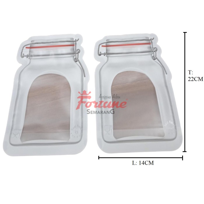 STAND POUCH TOPLES 14X22 (ISI 100PCS)