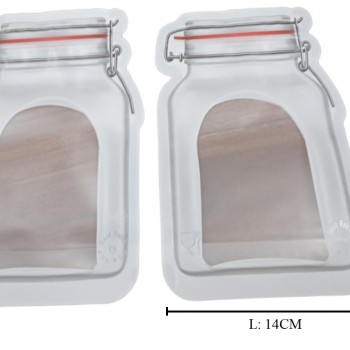 STAND POUCH TOPLES 14X22 (ISI 100PCS)