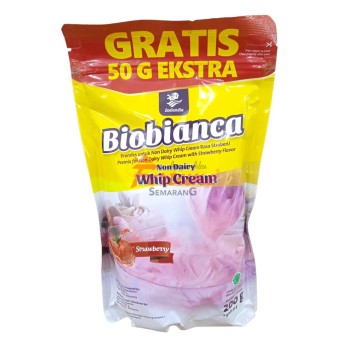 BIOBIANCA WHIPP STRAWB 200GR/PC