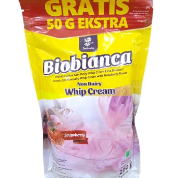 BIOBIANCA WHIPP STRAWB 200GR/PC