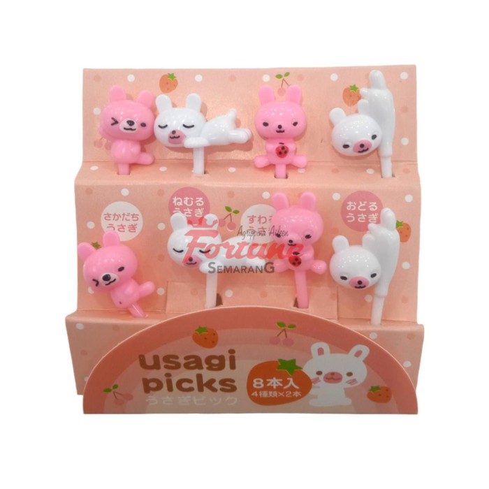  TUSUK BENTO KELINCI 3D