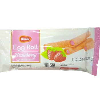 MONDE EGG ROLL STICK STRWB 35GR